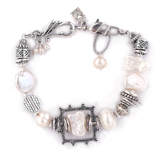Classic Pearl Bracelet- #1189-LB